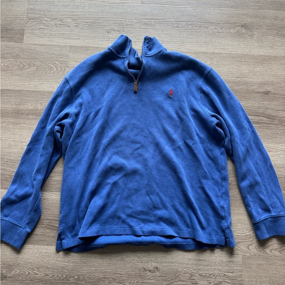 Polo by Ralph Lauren Blue Zip Up Sweater